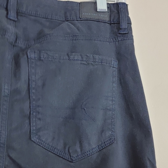 American Eagle Black Next Level Stretch High Rise Jeggings Sz 10/30 NEW - Picture 9 of 16